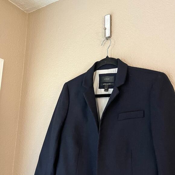 J. Crew Regent Blazer Women’s Wool Navy Blue 6 Petite - Picture 3 of 7